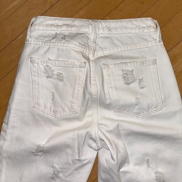 alexander wang RIVAL GRINO boyfriend cut destroyed white jeans , 24.  NH011 - Picture 10 of 12